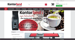 Desktop Screenshot of kontorland.dk